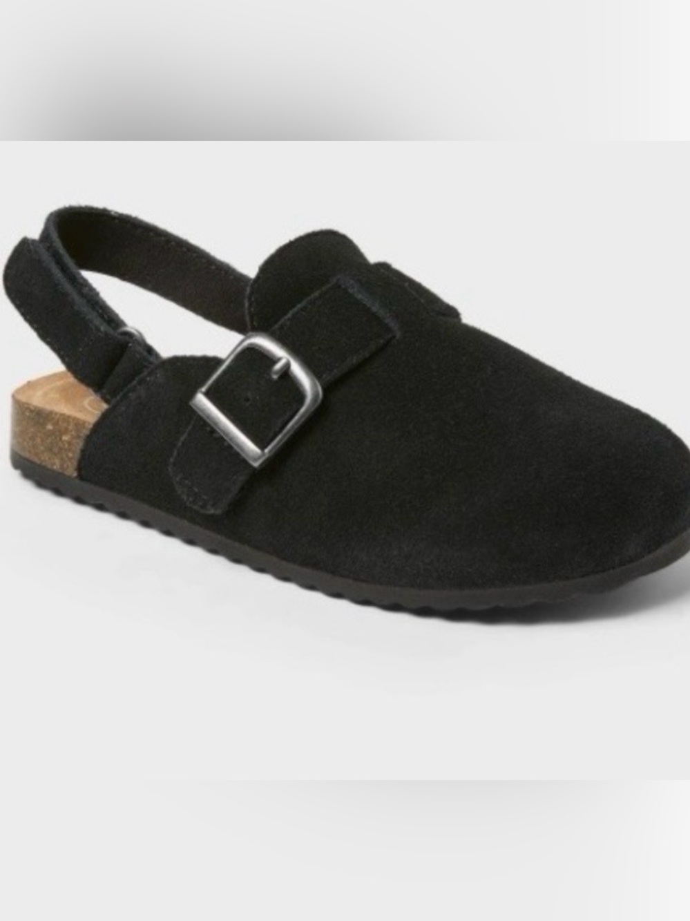Toddler Berlin Clogs - Cat & JackBlack Leather Upper, Hook and Loop Size 11T new